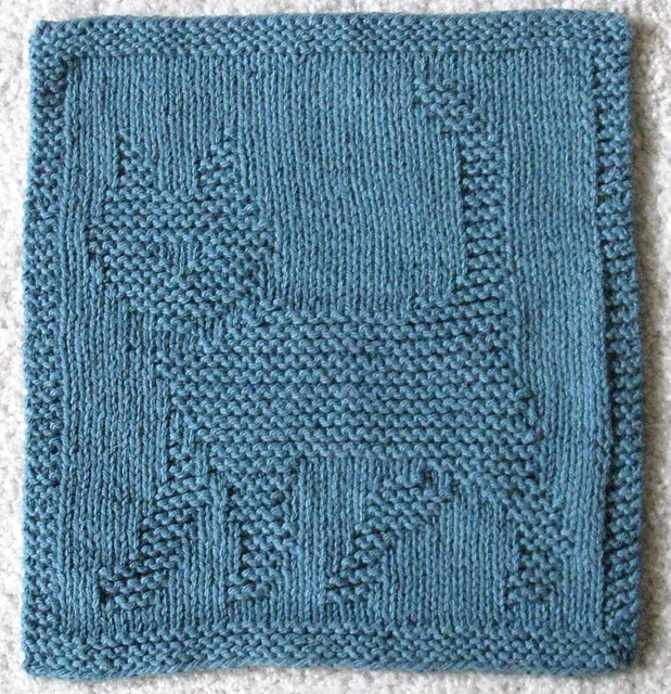 Le Cat Dishcloth