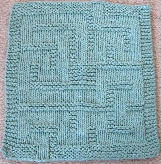 The A Maze ing Dishcloth: Series 1 - Meandering