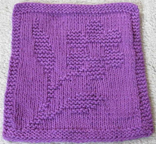 Prairie Flower Dishcloth