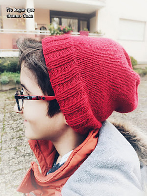 A slouchy hat