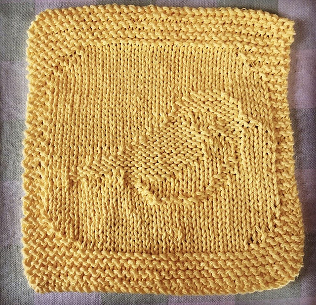 Chickadee Dishcloth