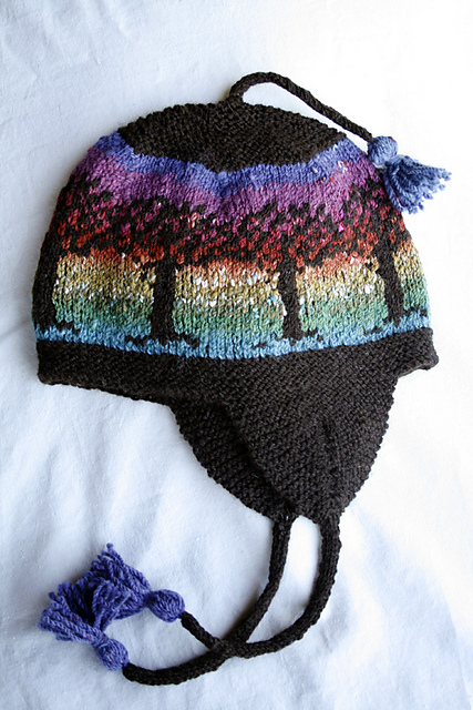 "Into the Woods" Earflap Hat