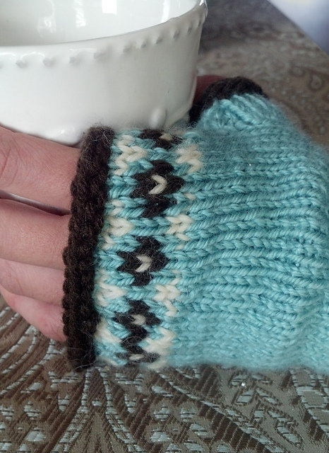 Frosted Fingerless Gloves