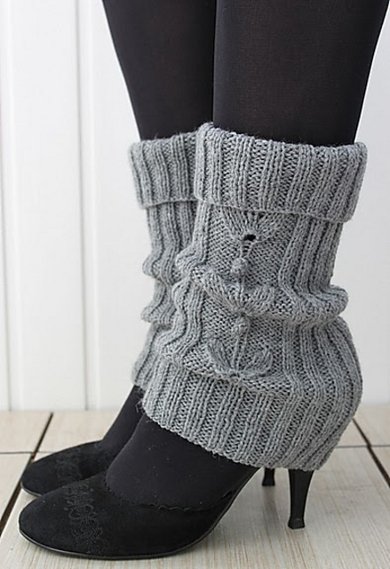 Gray - gray legwarmers