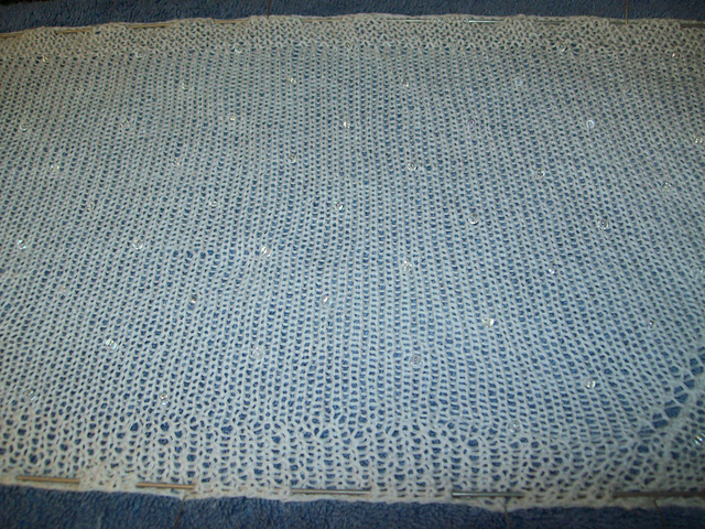 Shimmering Shawlette