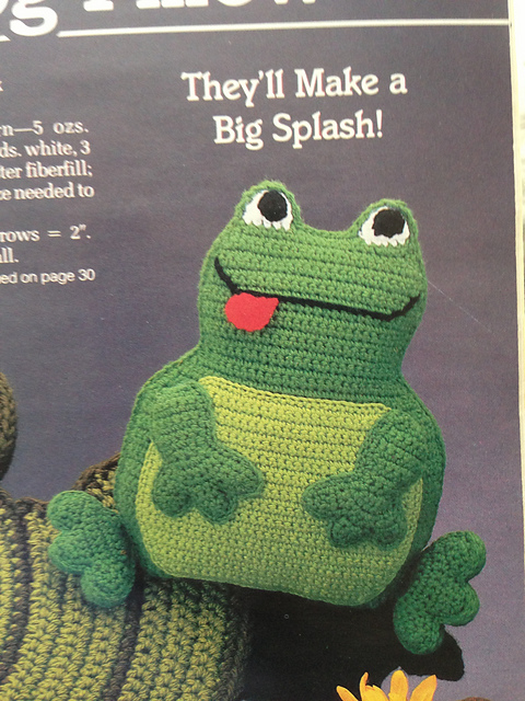 Frog Pillow