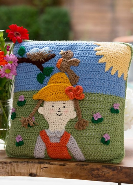 Ravelry: Spring Has Sprung Pillow pattern by Michele Wilcox