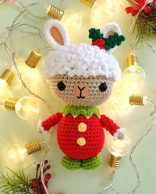 Christmast llama