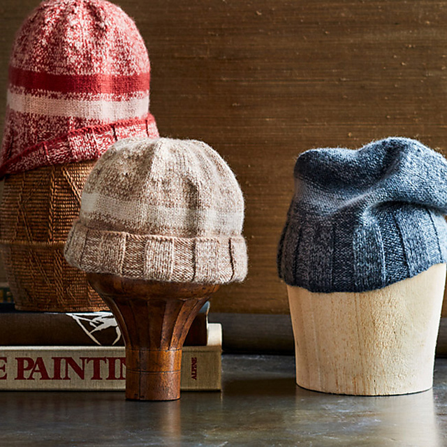 Striped Marl Hat
