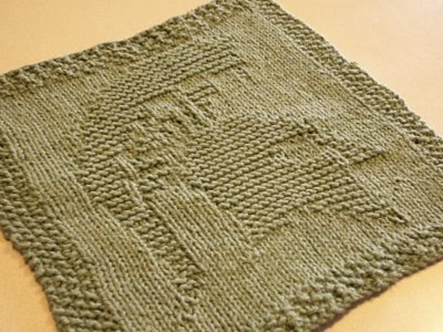 Ravelry: Michigan State Spartan Dishcloth pattern by Libby Riemersma