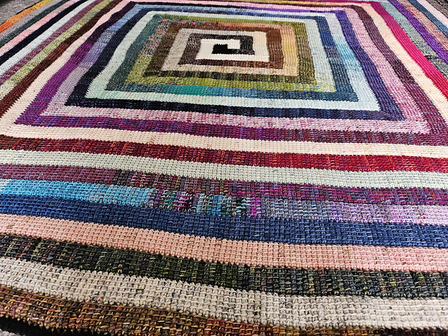 Spiral Scrappy Blanket