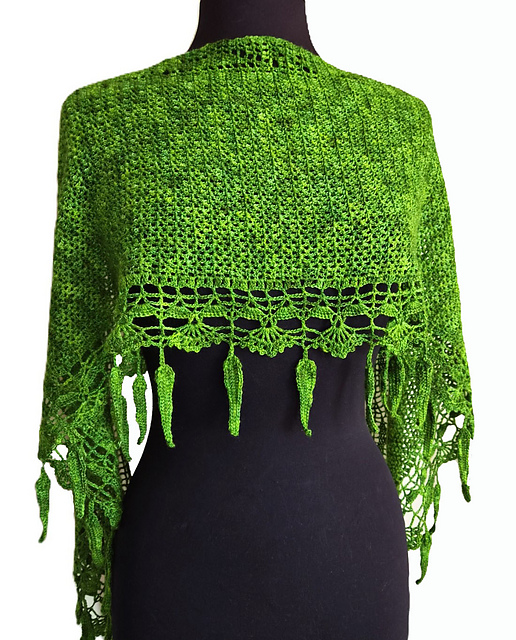 Gum leaf Shawl