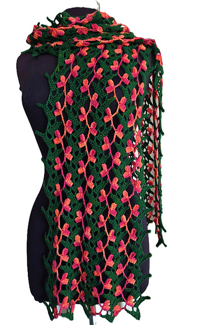 Flowering Vines Scarf
