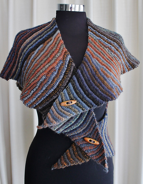 Furrowed Fields Shawl