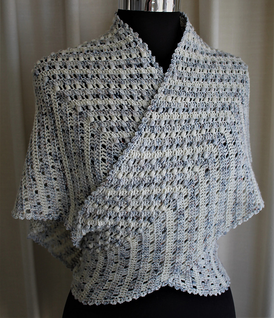 Bobbly connections shawl