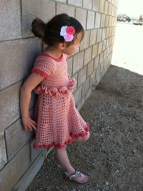 Petal Ruffle Dress
