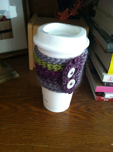 Buttons & Stripes coffee cosy