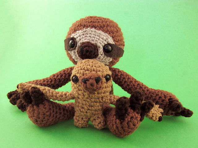 Sloth and Baby Sloth