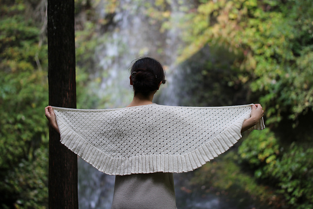 IS-2458 Pleated Afrill Shawl(プリーツフリルストール)