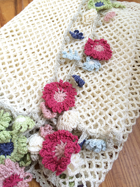 KN-HHK297 Sweet Flower Stole