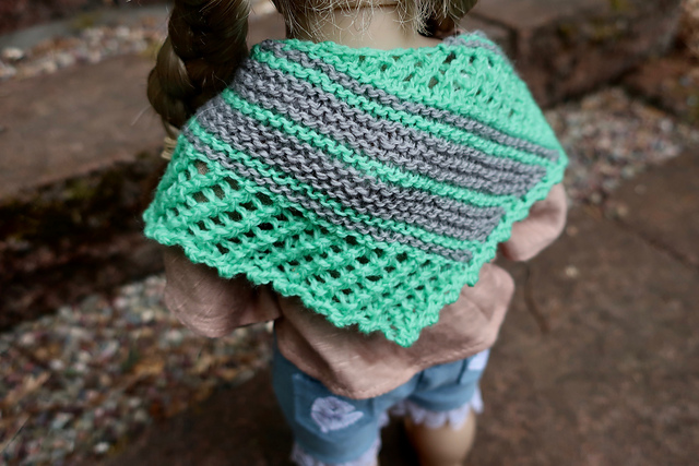 Light and Airy Doll Shawl