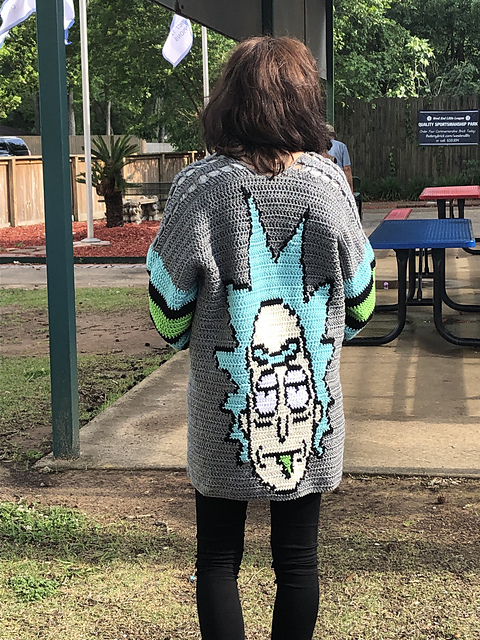 Ravelry: Rick Sanchez Cardigan pattern by Kiadra Rogers