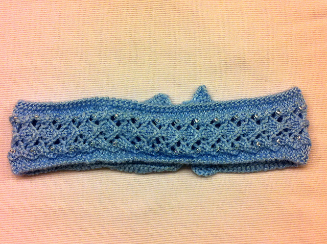 Princess Choker: Loom Knit