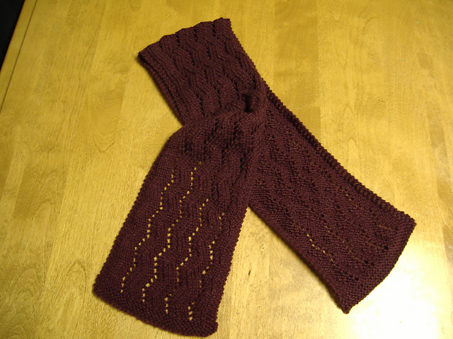 Lacy Zig Zag Scarf