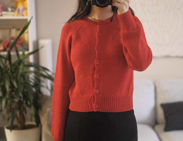 Merry Raglan Cardigan