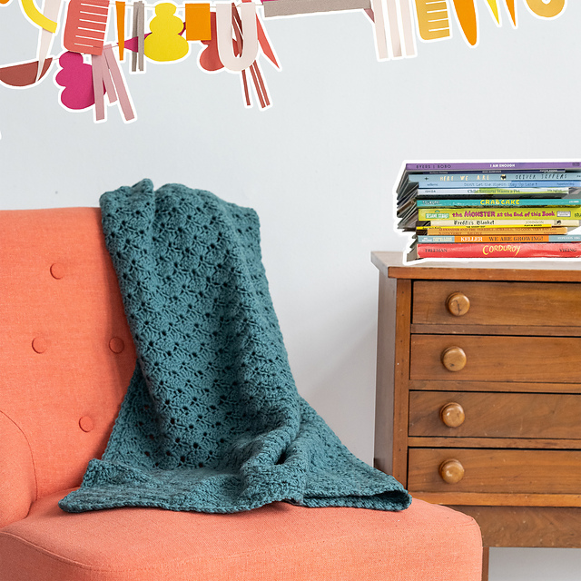 Shell Stitch Blanket