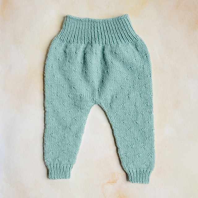 Purl Stitch Baby Pants