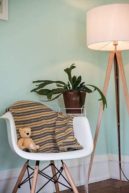 Slipped Stitch Baby Blanket
