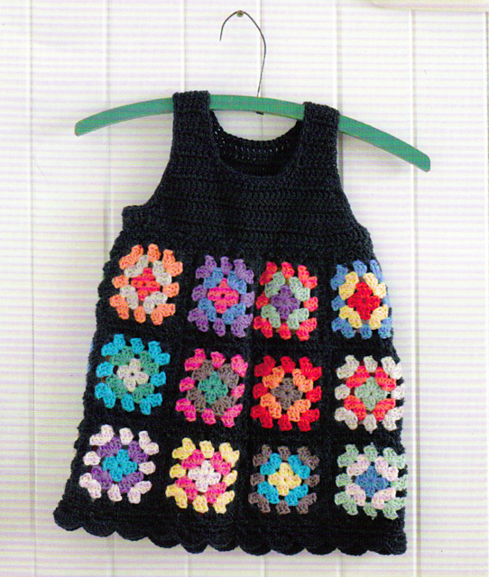 Girl's Granny Square Top