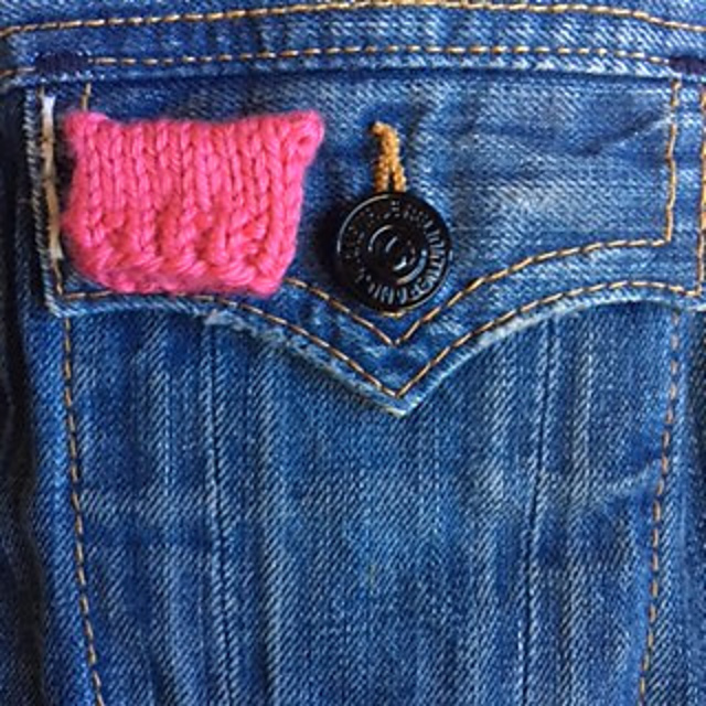 Miniature Pussyhat Brooch