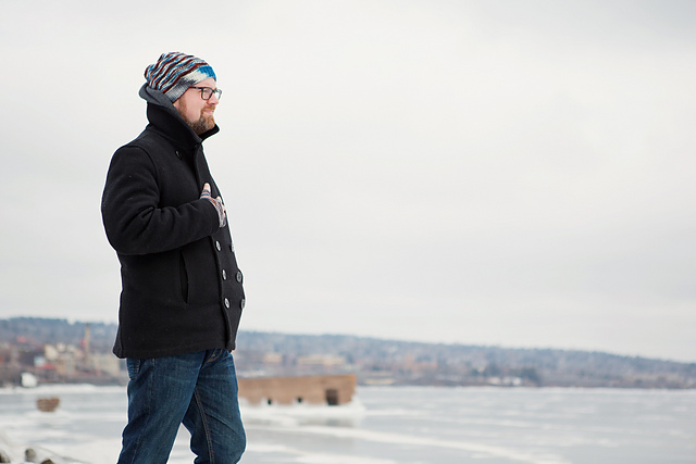 Lake Avenue Hat and Fingerless Mitts
