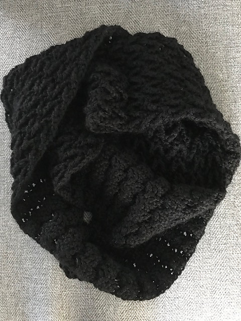 Arrow Stitch Infinity Scarf