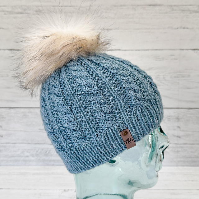 Plaited Cable Beanie (Worsted)