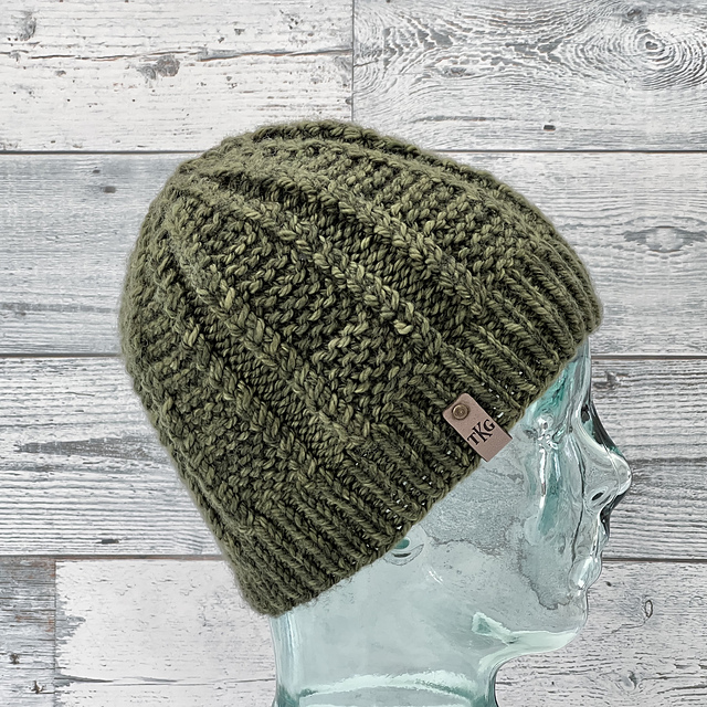 Twisted Garter Hat (Bulky)