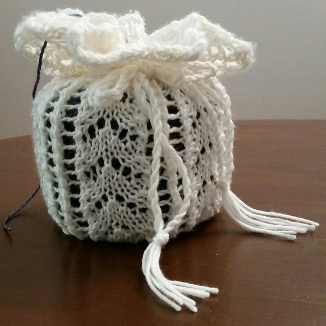 Lacey Yarn Ball Pouch