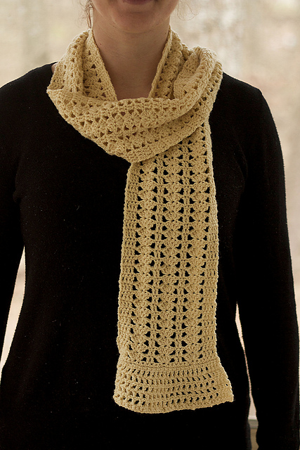 Jacqueline’s Crocheted Scarf