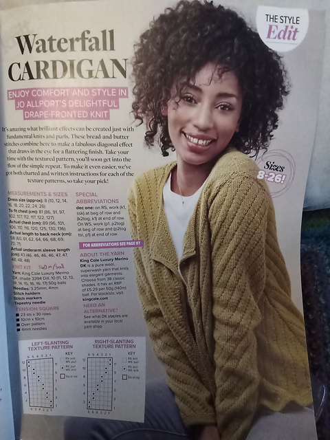 Waterfall cardigan