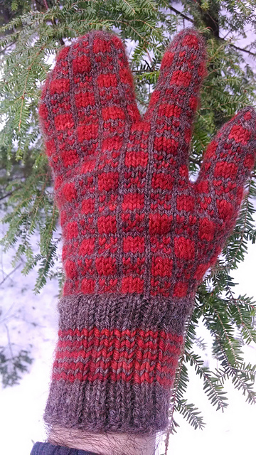 Candlelit Windows Finger Mitts