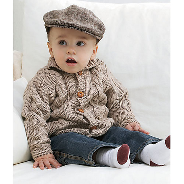 Child's Cabled Cardigan