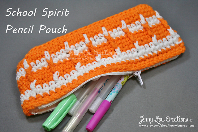 School Spirit Pencil Pouch