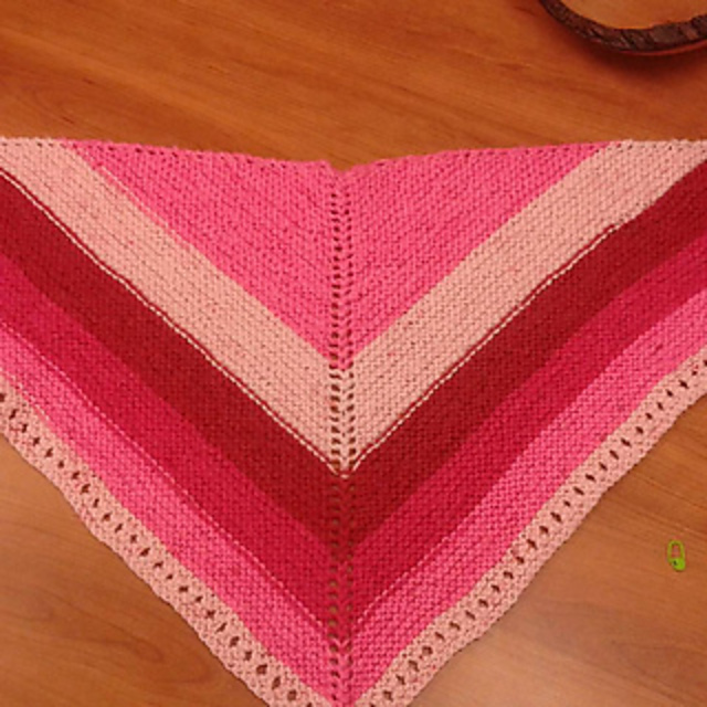 Easy Eyelet Shawl