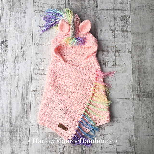 Hooded Unicorn Blanket