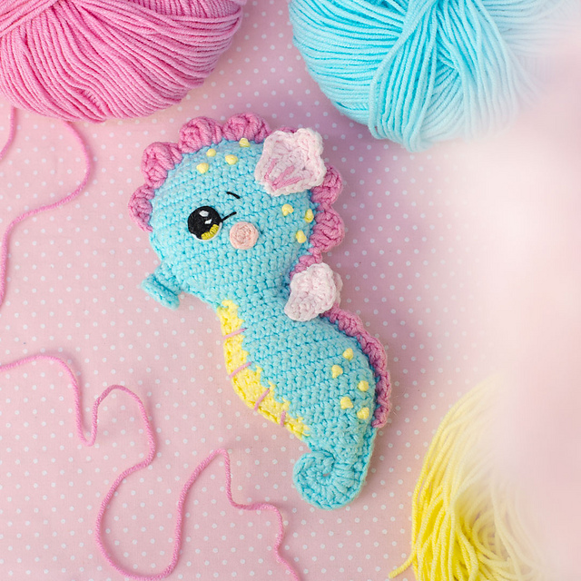 Seahorse amigurumi
