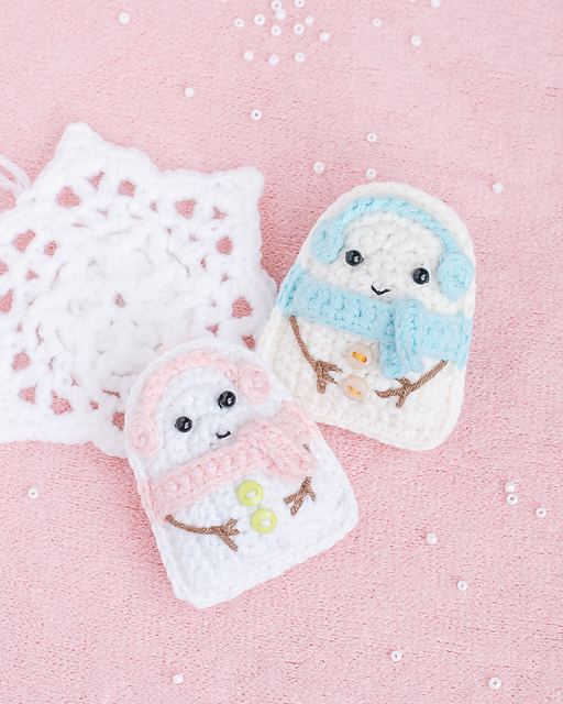 Snowman. Flat Toy