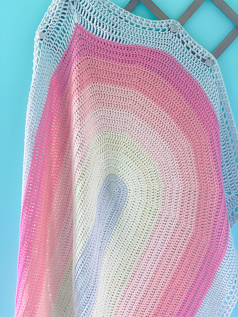 Child Size Rainbow Blanket