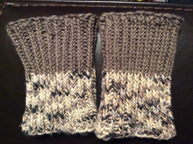 1x1 Twisted Rib Ankle Boot Cuffs